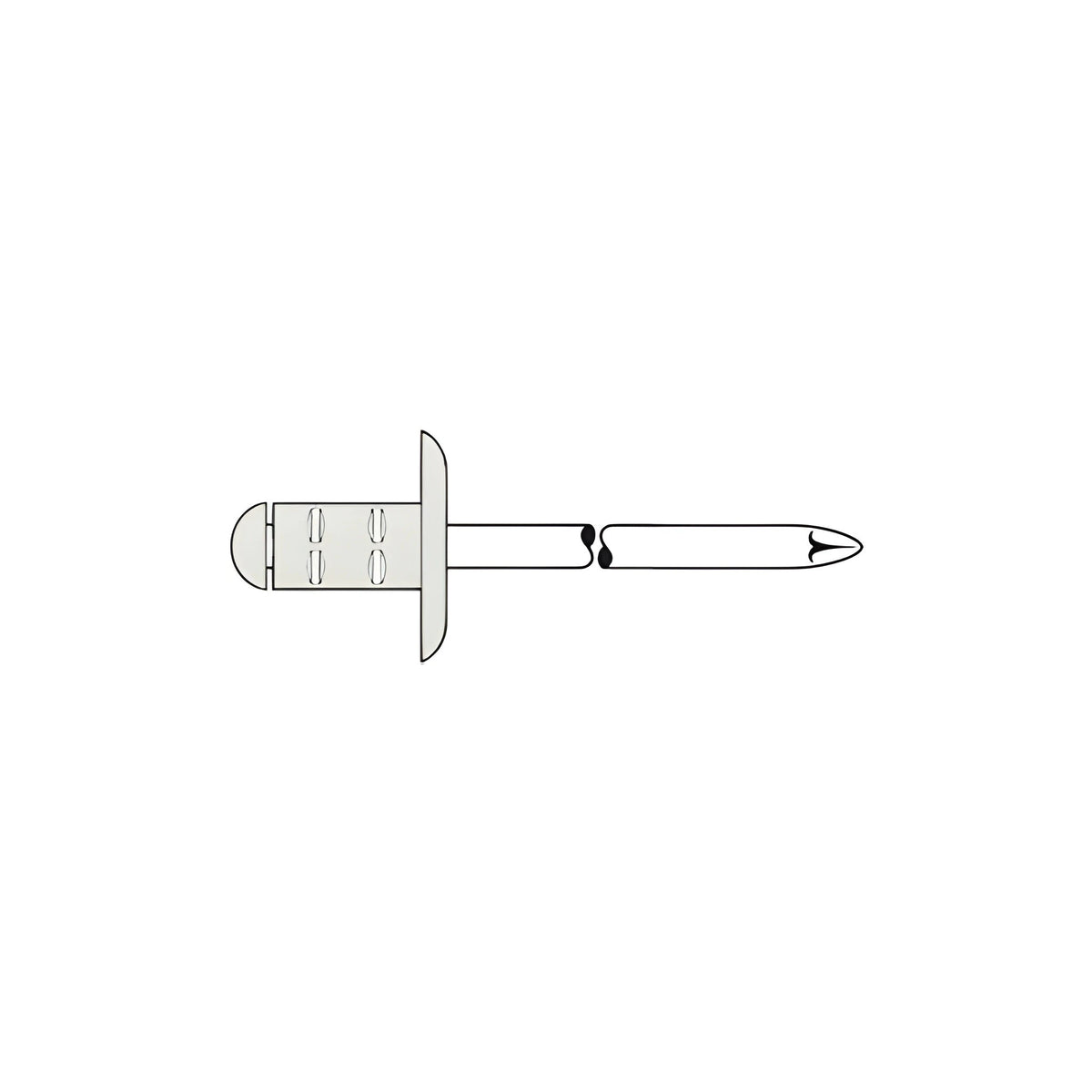 Alu/Edelstahl 4,0  x 10,0 mm Grauweiß  RAL 9002