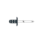 Alu/Edelstahl 4,0  x 10,0 mm Anthrazitgrau RAL 7016
