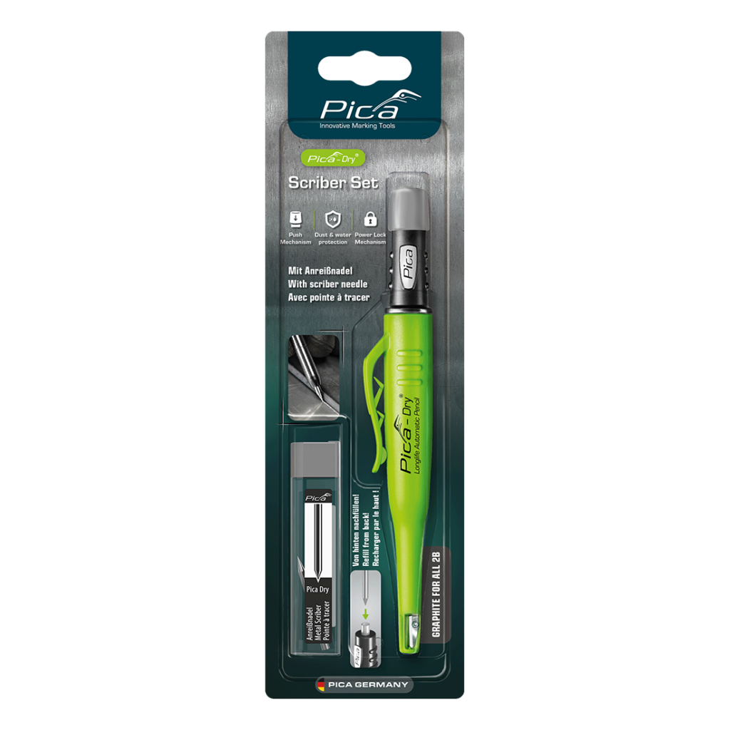 PICA MARKER mit 2B Graphitmine + Anreißnadel