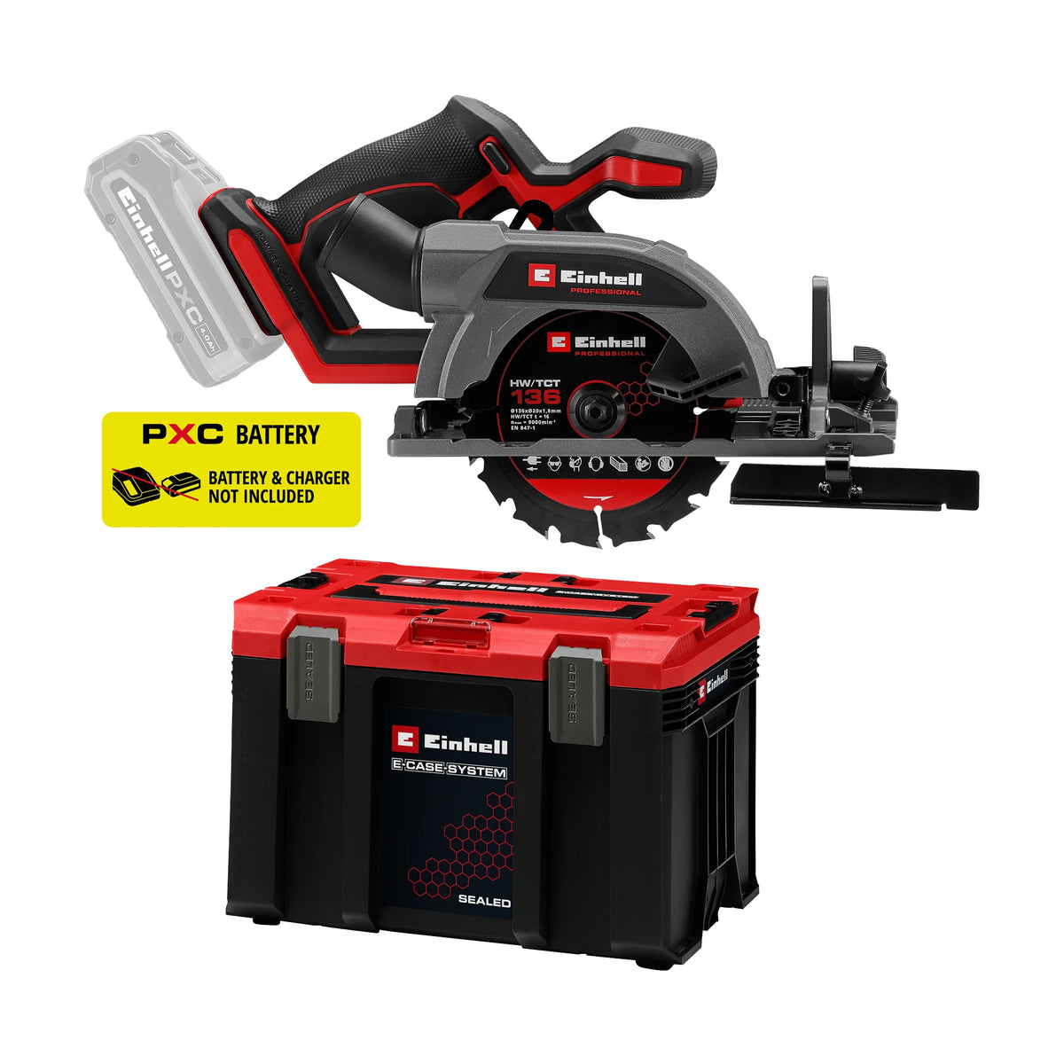 EINHELL PRO Akku-Handkreissäge TP-CS 18/136-C Li BL-Set