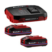 EINHELL ACC PXC-Starter-Kit 2x4,0Ah SEALED&8A Boostcharger