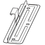 Edelstahl Spezial-Schiebehafte für Winkel-Maschinenfalz Höhe 30 mm