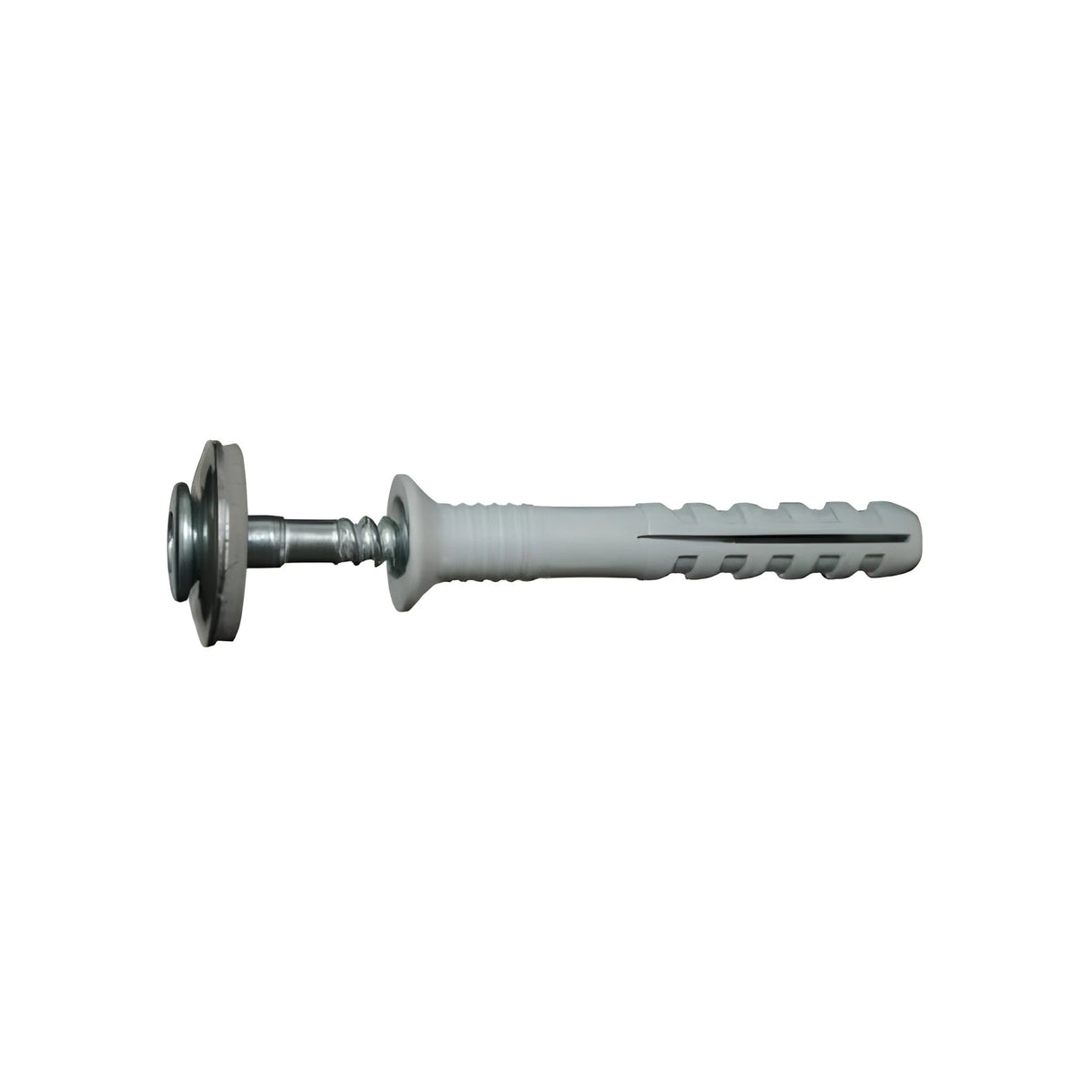 Edelstahl Spenglerschraube 6,0 x 30 mm Kreuzschlitz mit vormontiertem Nylondübel