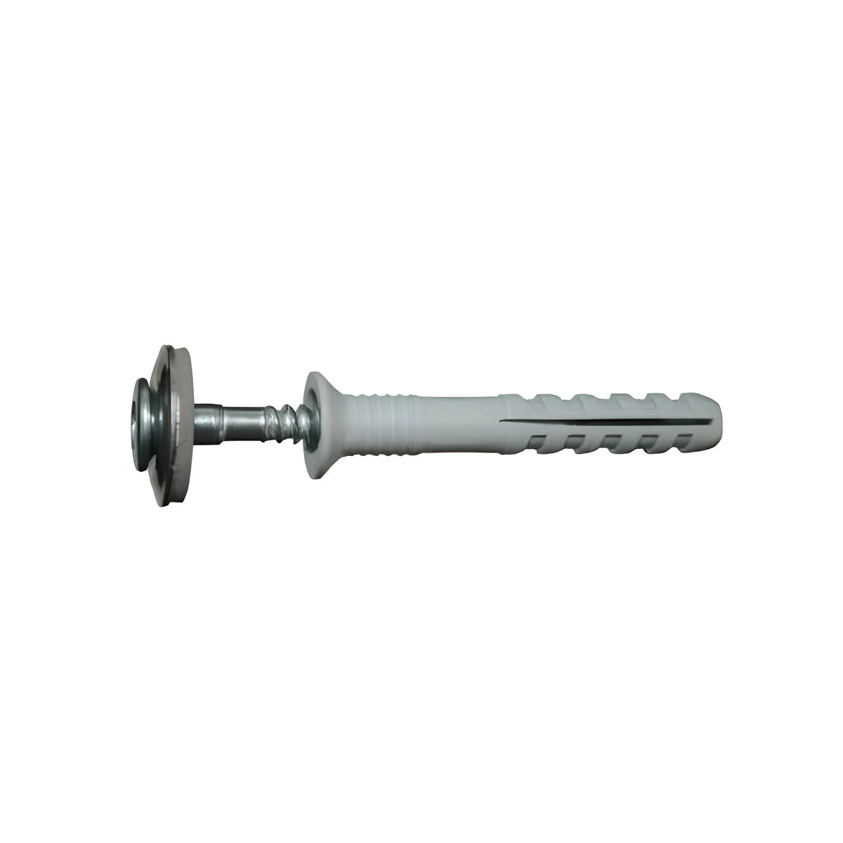 Edelstahl Spenglerschraube 6,0 x 80 mm Kreuzschlitz mit vormontiertem Nylondübel