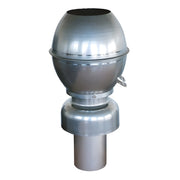 ALUMINIUM Entlüfter AMT mit Abschlusstrichter 125 mm