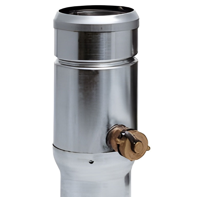 Zink Regenwassersammler 80 mm mit Schlauchgarnitur
