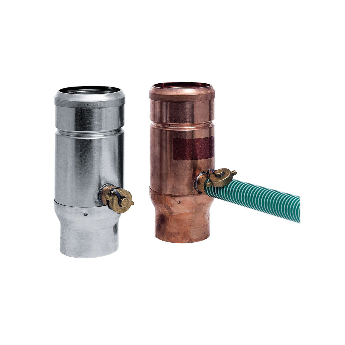 Zink Regenwassersammler 120 mm mit Schlauchgarnitur