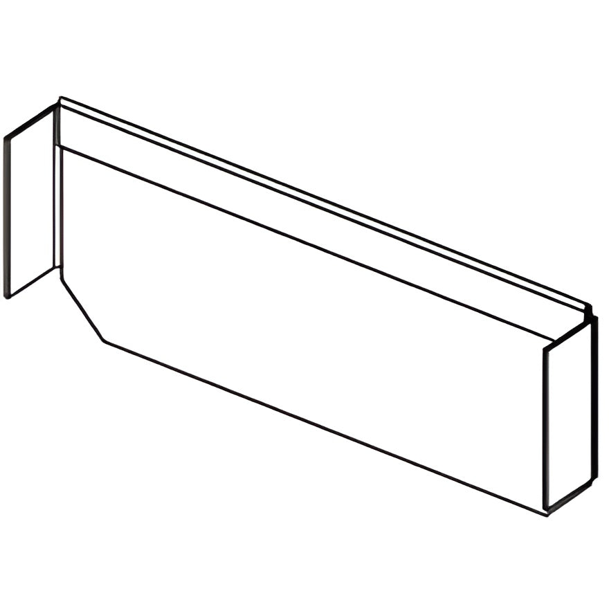 Edelstahl Endstück 125 mm