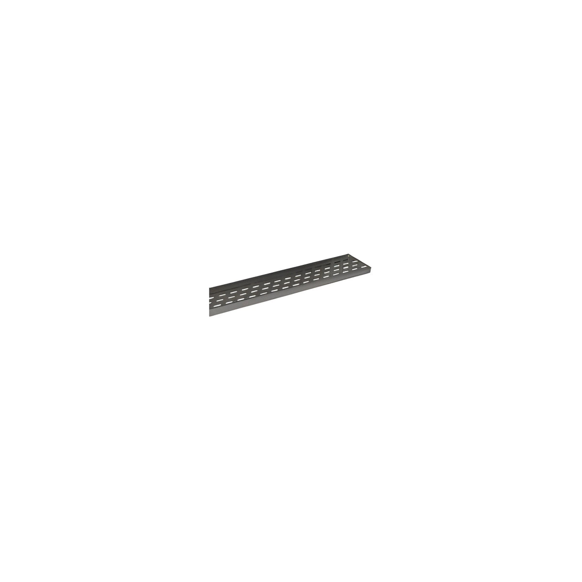 Edelstahl Lochblechrost 100 mm zu Flachdachrinne