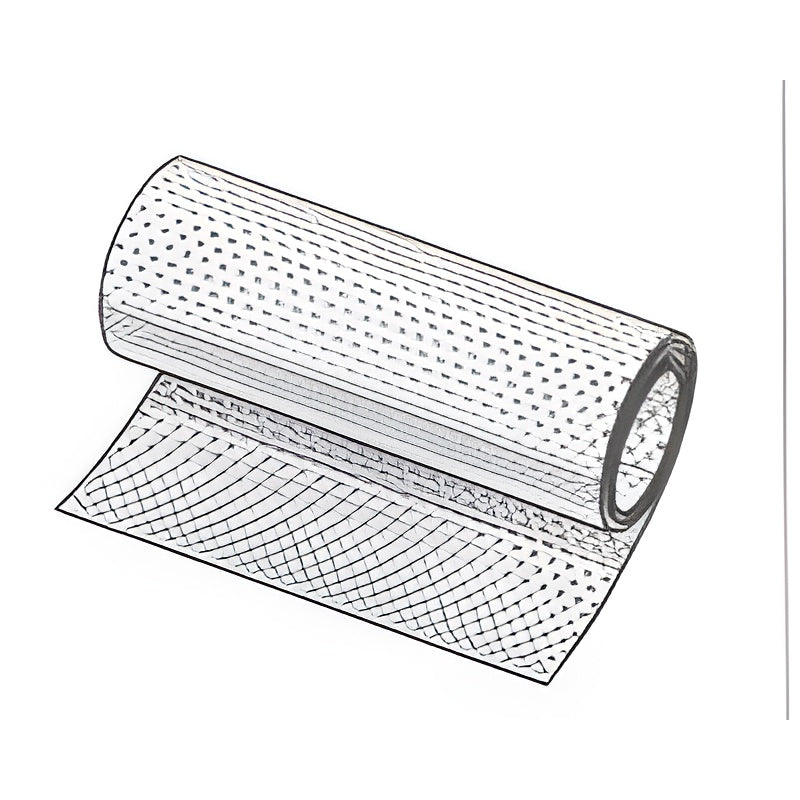 Aluminium Lochblechrolle blank 1000 x 0,70 mm