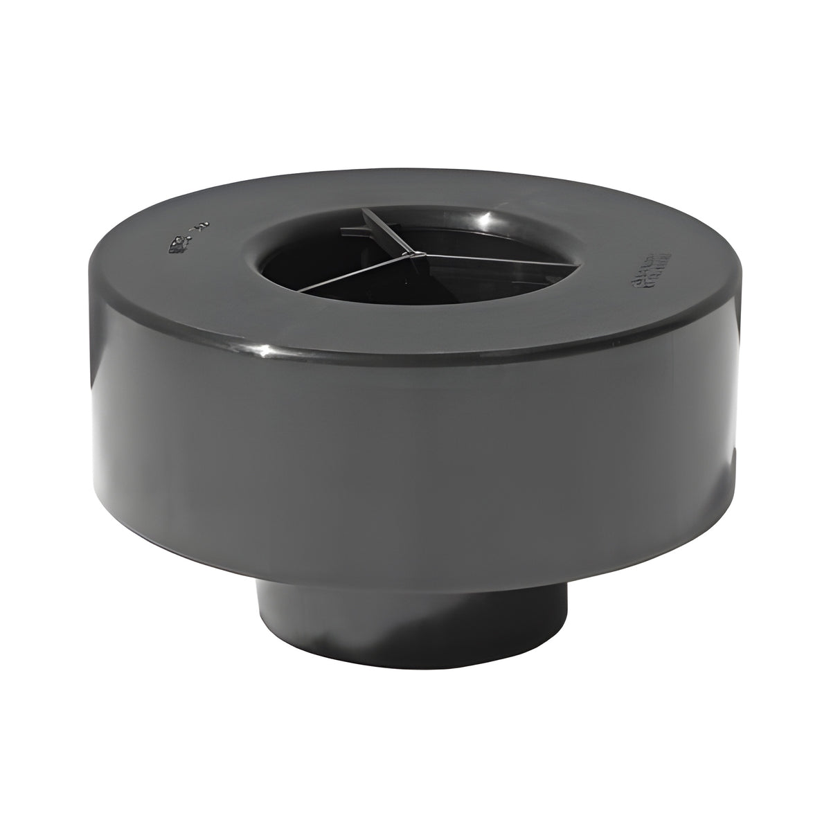 PE- Abschlußzarge für Dunstrohreinfassungen 95/125 mm