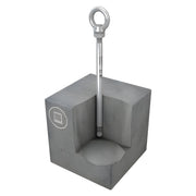 Edelstahl- Anschlagpunkt für Beton  400 mm