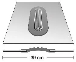 Edelstahl 2- Kopf Dila 1 500 mm