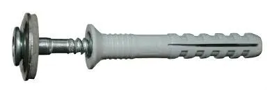 Edelstahl Spenglerschraube 6,0 x 30 mm Kreuzschlitz mit vormontiertem Nylondübel