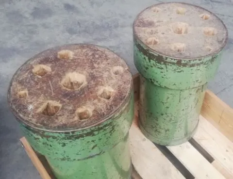 Arbeitständer mit Holzplatte -gebraucht -