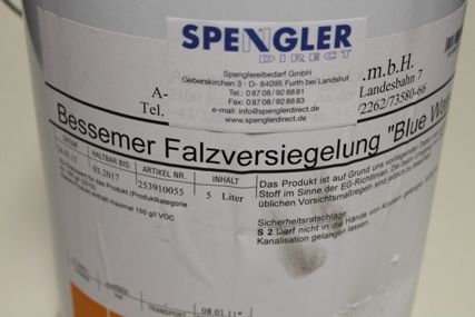 Falzversiegelung Blue Water