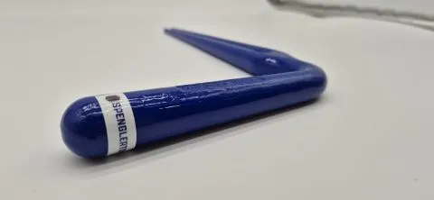 Quetschfalzeisen 210 mm Schlitztiefe SPENGLERTOOLS blau