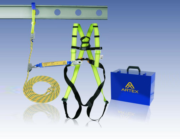 Absturzsicherung-Set im Stahlblech-Gerätekoffer