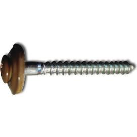 EDELSTAHL Spenglerschraube 4,5 x 45 mm TX 20 lackiert sepiabraun RAL 8014