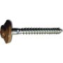 EDELSTAHL Spenglerschraube 4,5 x 45 mm TX 20 lackiert sepiabraun RAL 8014
