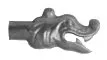 Kupfer Wasserspeier Drachenkopf 170 / 30 mm