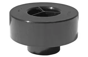 PE- Abschlußzarge für Dunstrohreinfassungen 68/88 mm