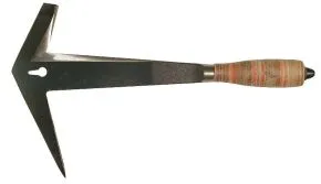 STUBAI Schieferdeckerhammer rechts mit Ledergriff 350 mm