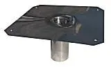 Edelstahl Dachwassereinlauf eckig Rohr- Ø 125 mm