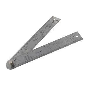 Edelstahl Winkelmesser mit Maßstab 600 mm