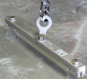 Edelstahl Anschlagpunkt für Kupfer- Doppelstehfalz