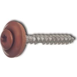 EDELSTAHL Spenglerschraube 4,5 x 25 mm TX 20 lackiert kupferbraun RAL 8004