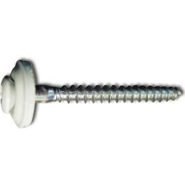 EDELSTAHL Spenglerschraube 4,5 x 45 mm TX 20 lackiert weiß RAL 9010
