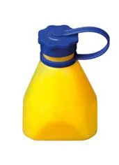 Lötwasserflasche flaschenform gelb