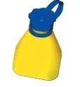 Lötwasserflasche flaschenform gelb mit Auslaufschutz